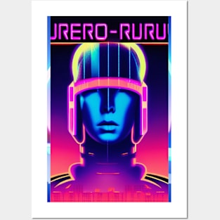 Retro Future - Tee Poster Posters and Art